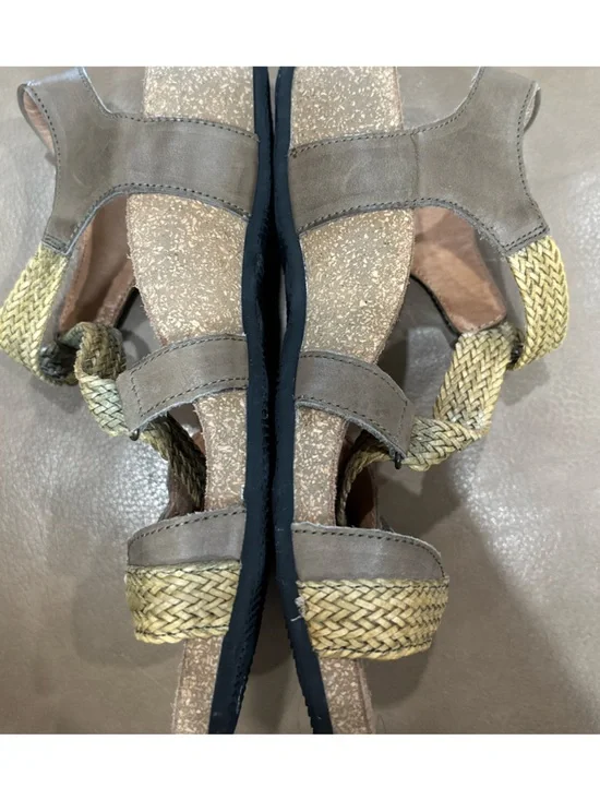 Taos Footwear Natural Beige Braided Comfort Sandal for Women - Picture 4 of 8